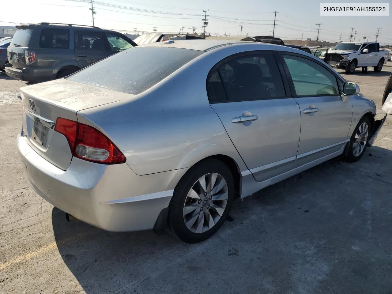 2010 Honda Civic Exl VIN: 2HGFA1F91AH555525 Lot: 75964104