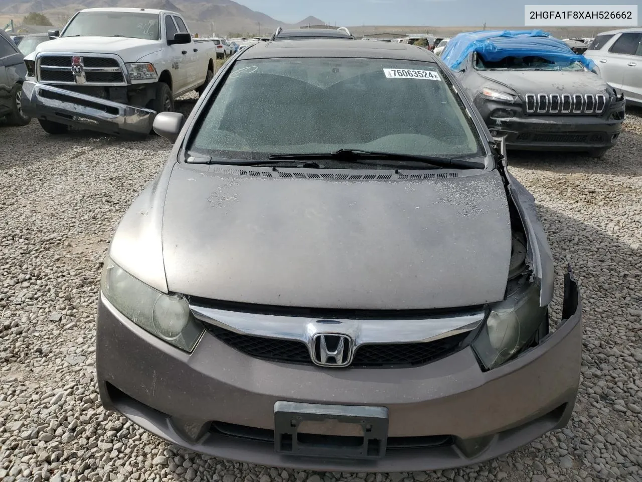 2010 Honda Civic Ex VIN: 2HGFA1F8XAH526662 Lot: 76063524