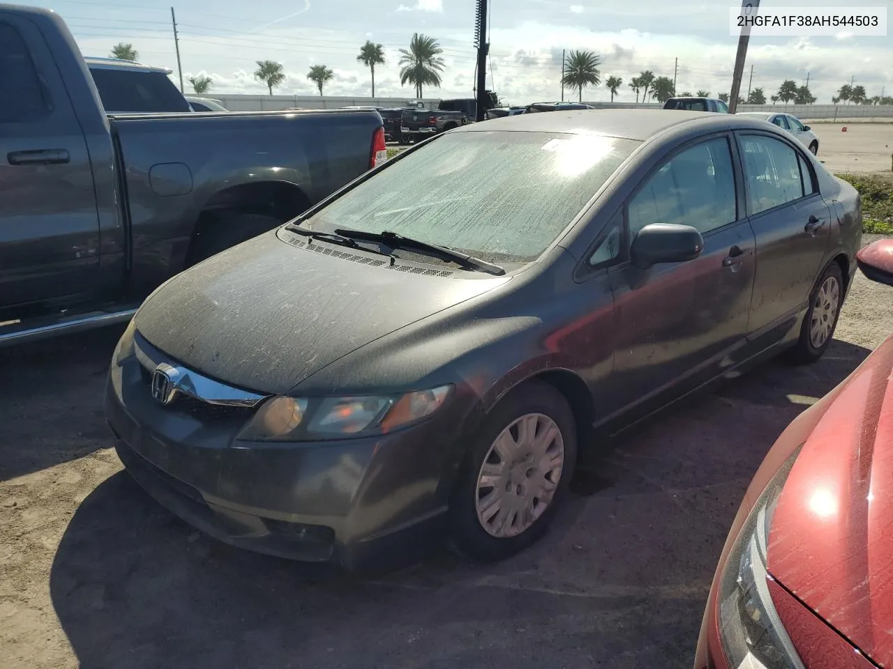 2010 Honda Civic Vp VIN: 2HGFA1F38AH544503 Lot: 76170534