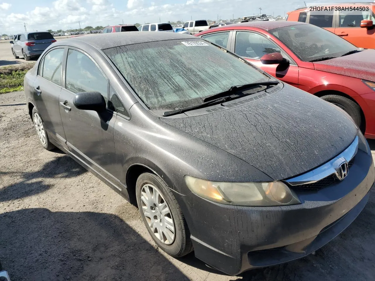 2HGFA1F38AH544503 2010 Honda Civic Vp