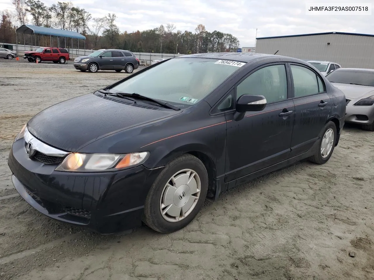 2010 Honda Civic Hybrid VIN: JHMFA3F29AS007518 Lot: 76342174