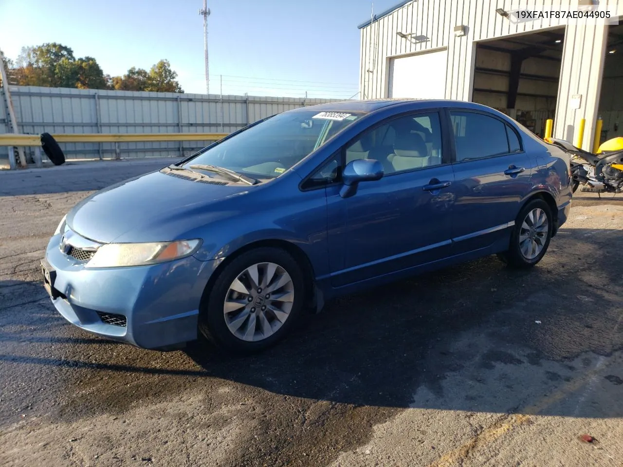 2010 Honda Civic Ex VIN: 19XFA1F87AE044905 Lot: 76385394