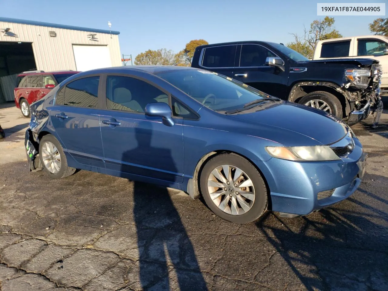 2010 Honda Civic Ex VIN: 19XFA1F87AE044905 Lot: 76385394