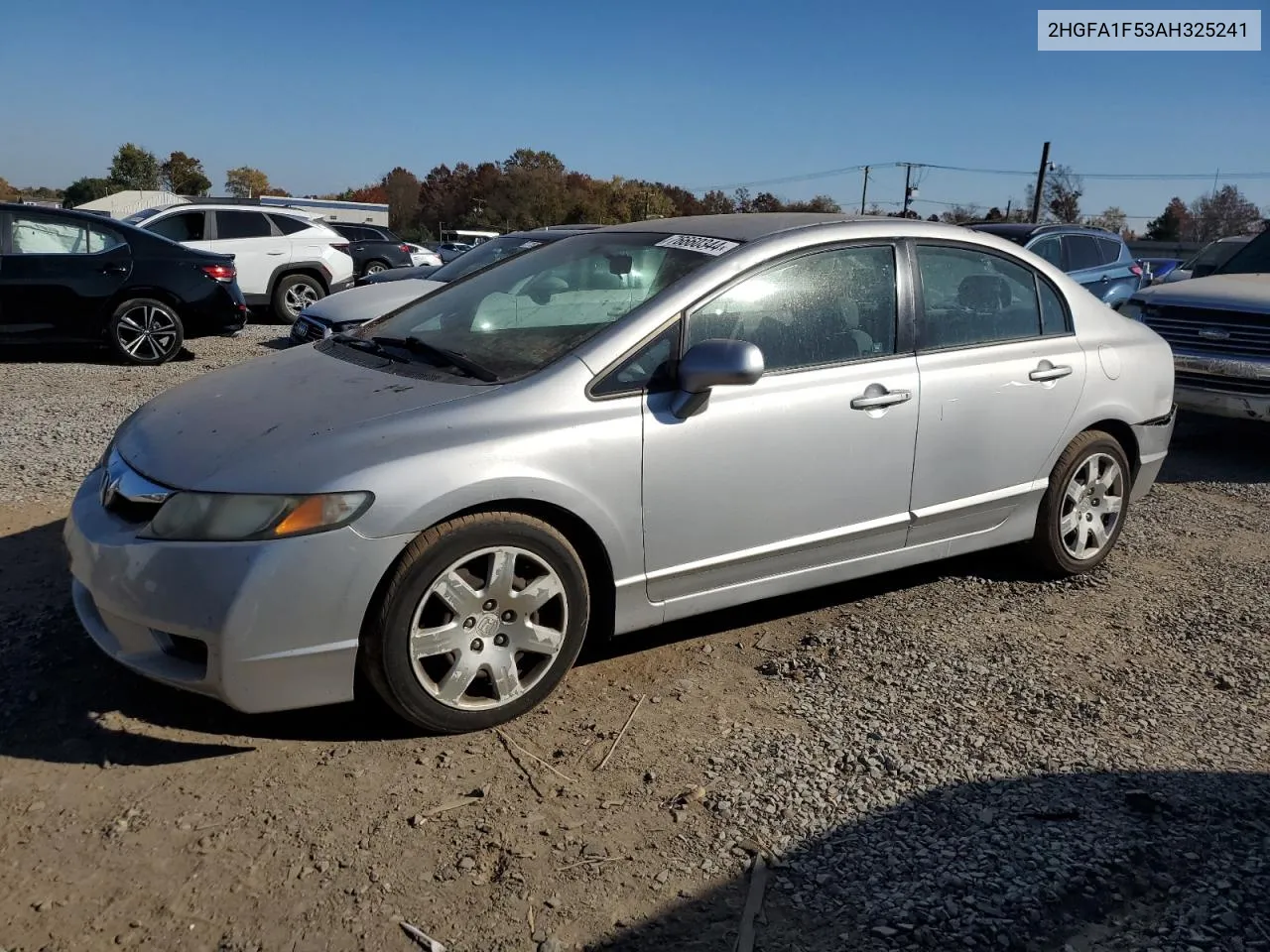 2010 Honda Civic Lx VIN: 2HGFA1F53AH325241 Lot: 76660344