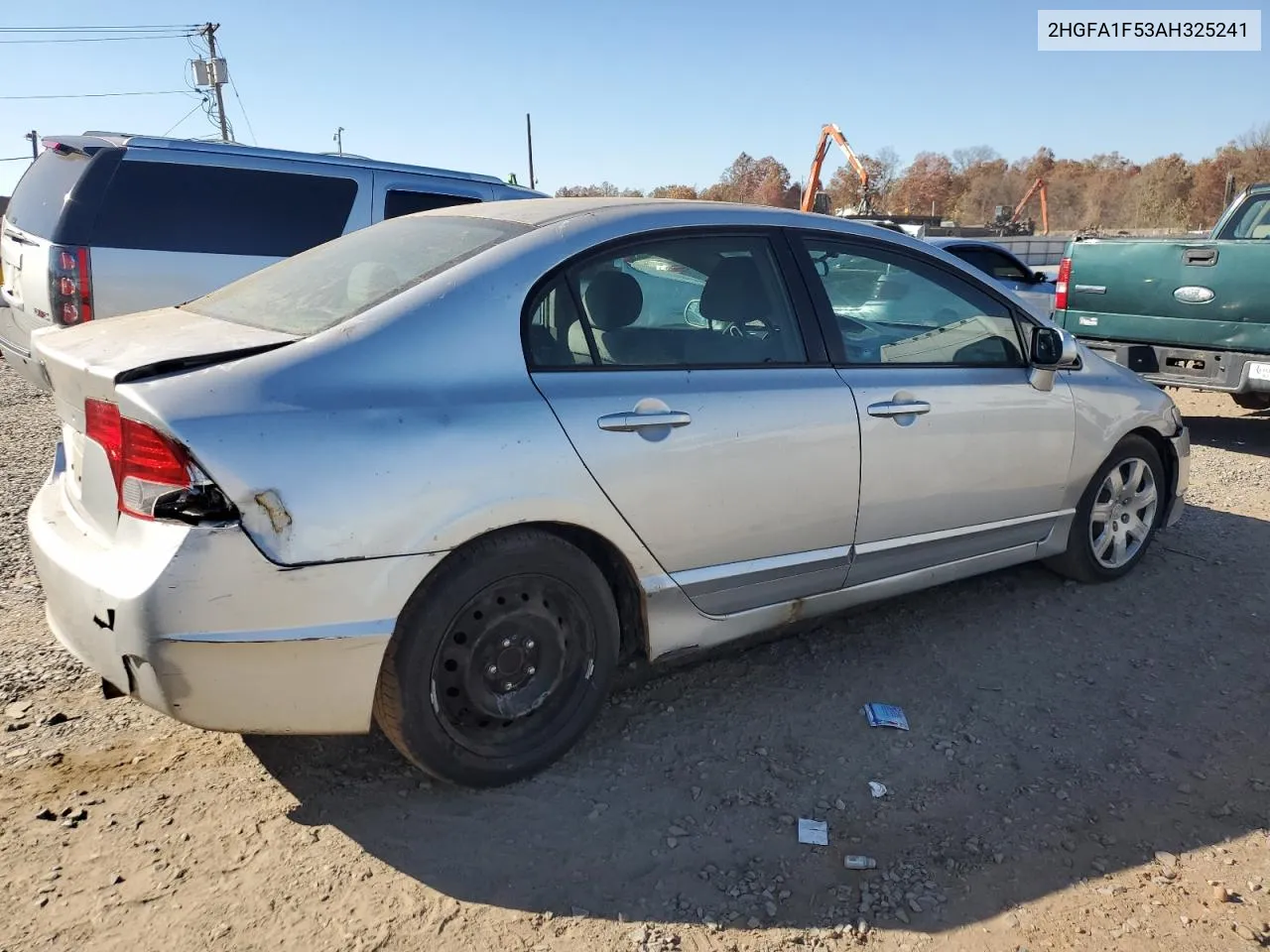 2010 Honda Civic Lx VIN: 2HGFA1F53AH325241 Lot: 76660344