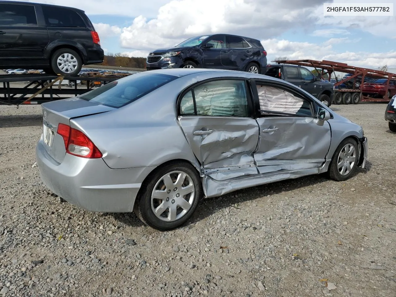 2010 Honda Civic Lx VIN: 2HGFA1F53AH577782 Lot: 76696924