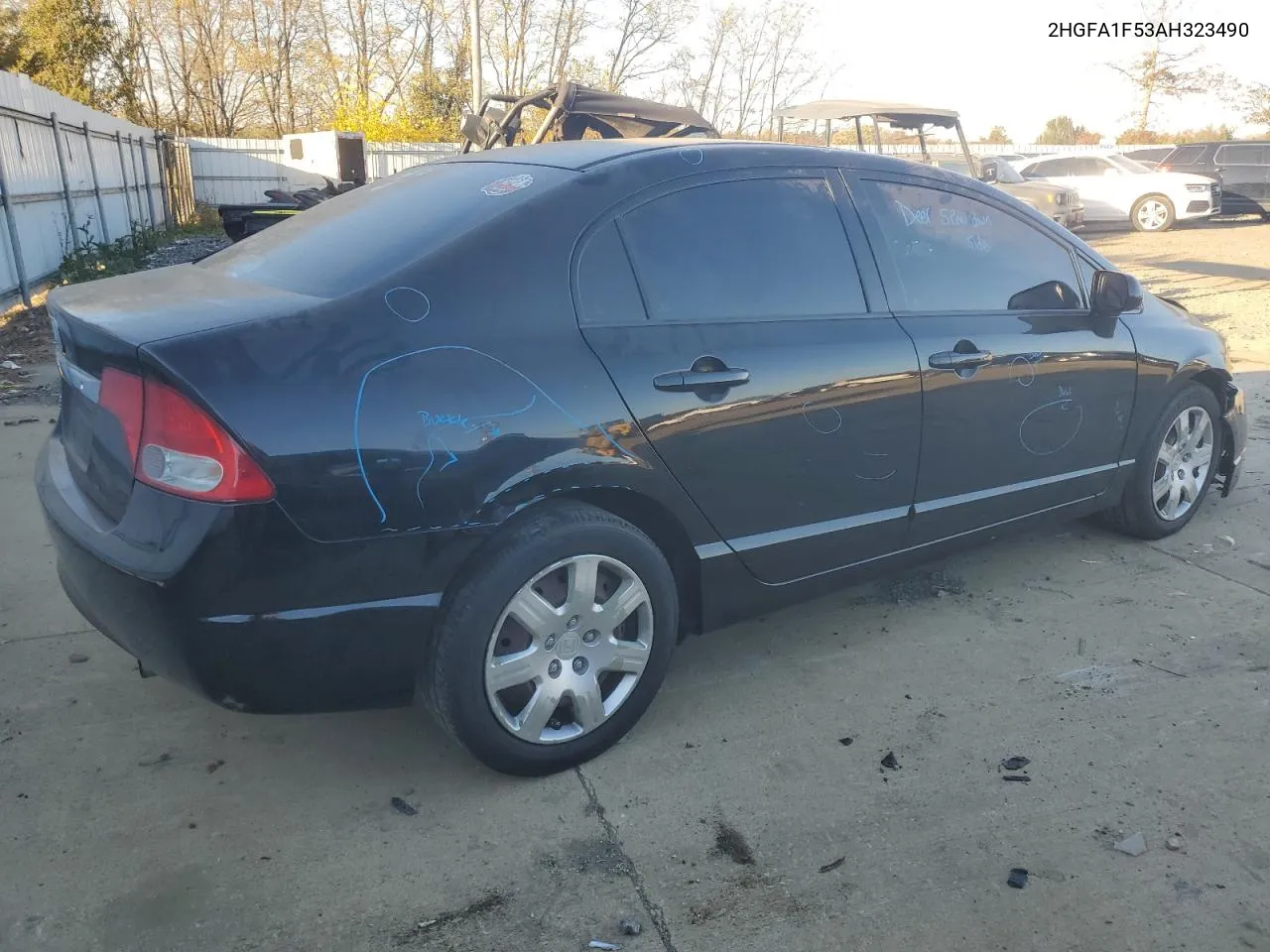 2HGFA1F53AH323490 2010 Honda Civic Lx