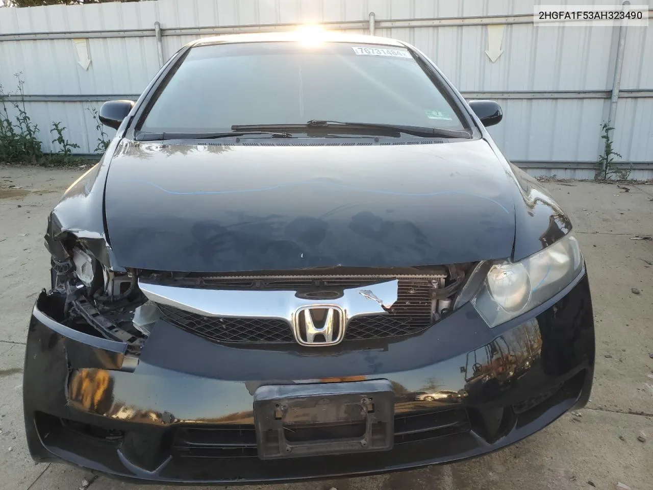 2010 Honda Civic Lx VIN: 2HGFA1F53AH323490 Lot: 76731484