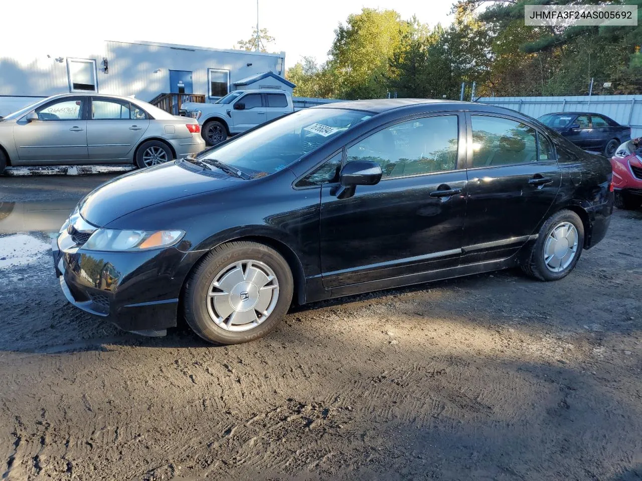 2010 Honda Civic Hybrid VIN: JHMFA3F24AS005692 Lot: 76766094