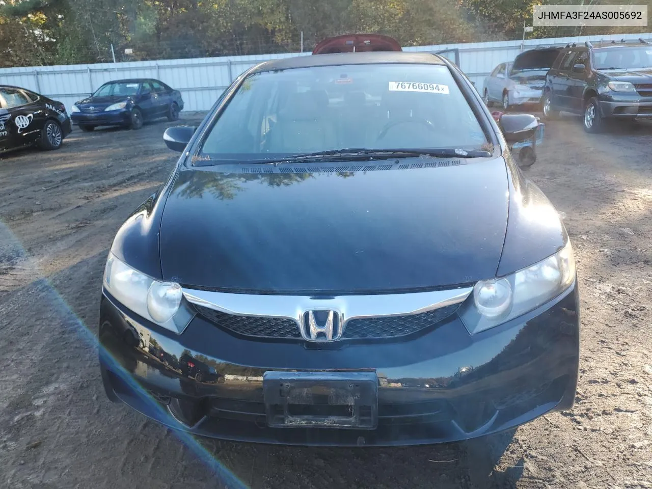 2010 Honda Civic Hybrid VIN: JHMFA3F24AS005692 Lot: 76766094