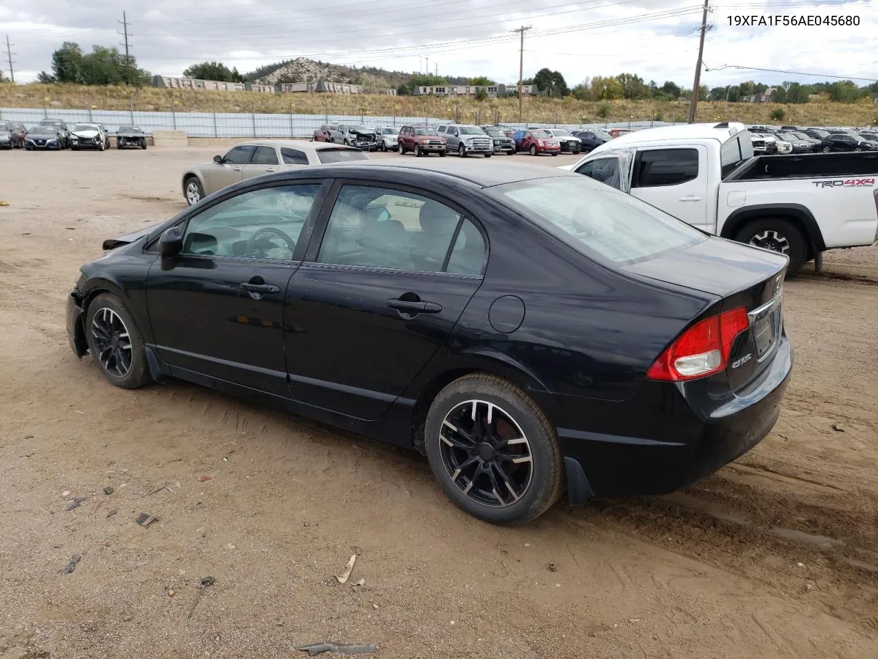 2010 Honda Civic Lx VIN: 19XFA1F56AE045680 Lot: 76826334