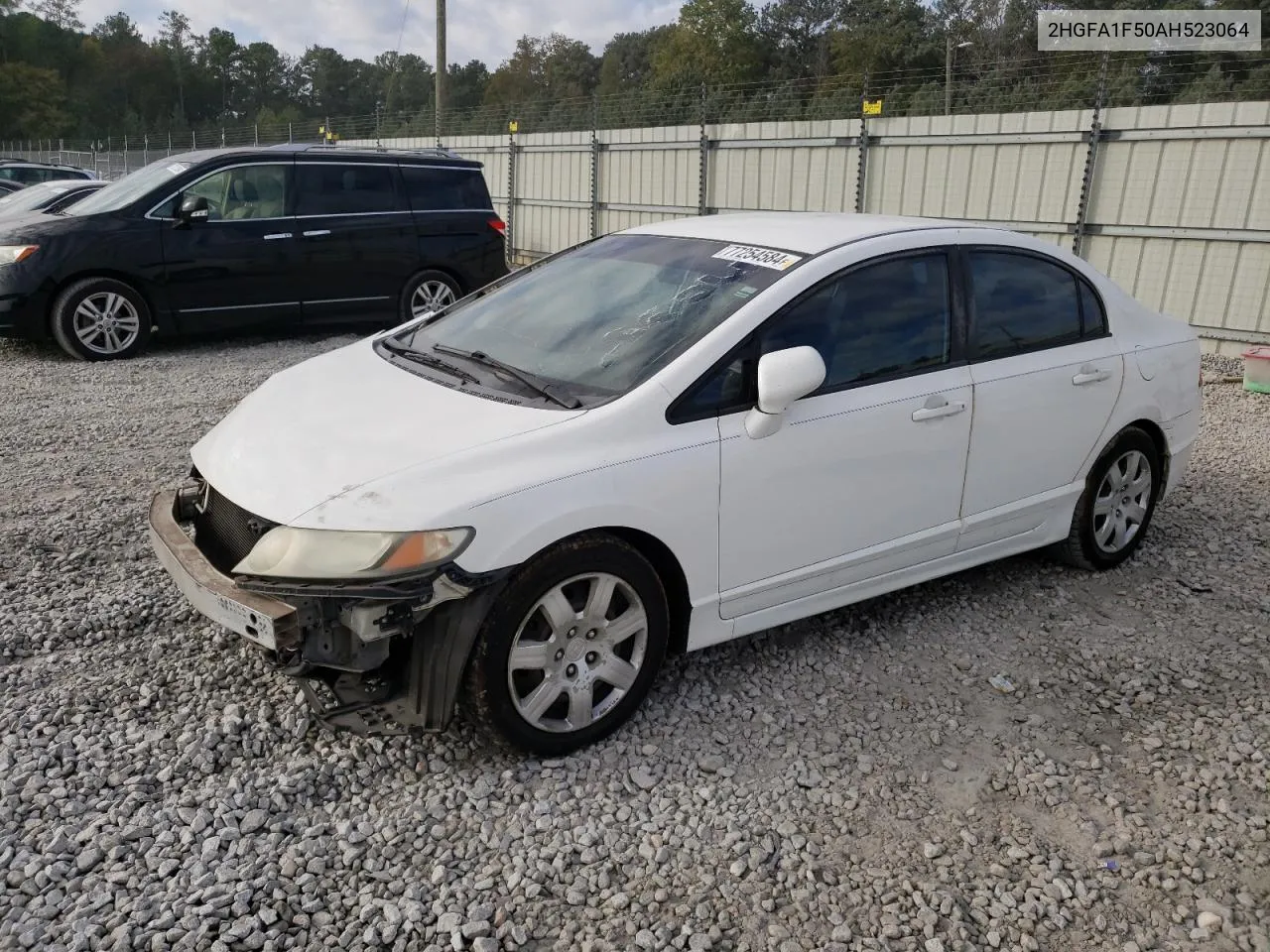 2010 Honda Civic Lx VIN: 2HGFA1F50AH523064 Lot: 77254584