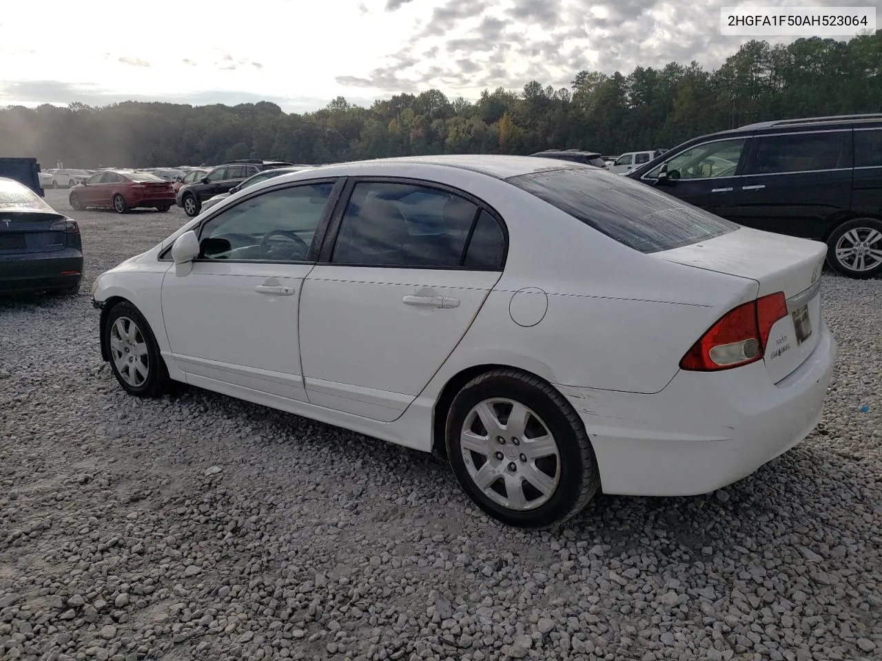 2010 Honda Civic Lx VIN: 2HGFA1F50AH523064 Lot: 77254584