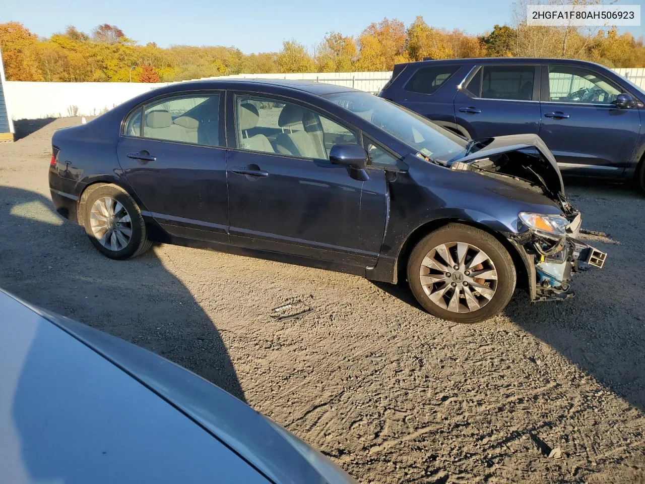 2010 Honda Civic Ex VIN: 2HGFA1F80AH506923 Lot: 77317594