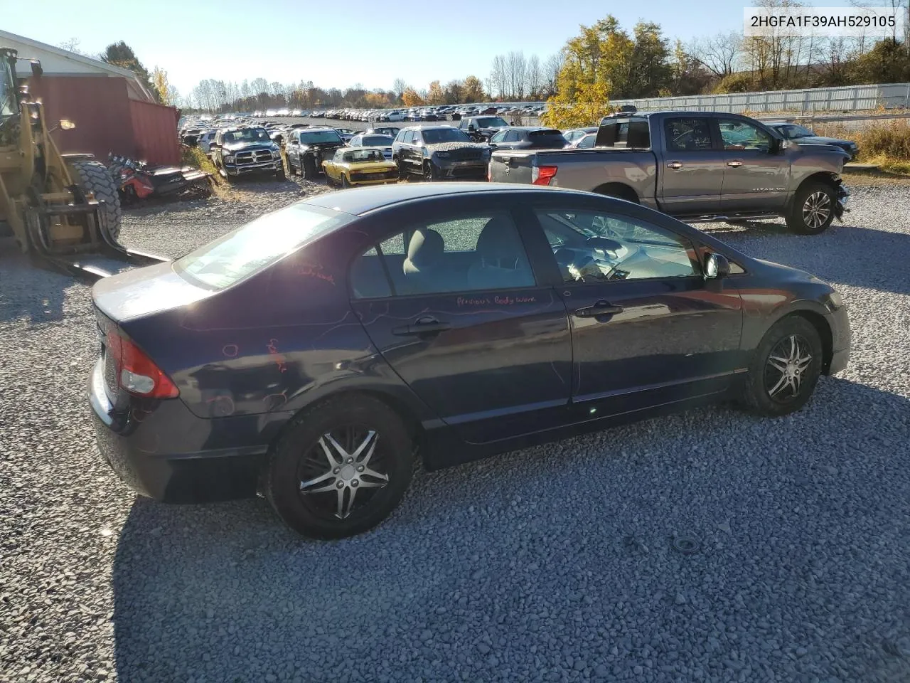 2010 Honda Civic Vp VIN: 2HGFA1F39AH529105 Lot: 77431824