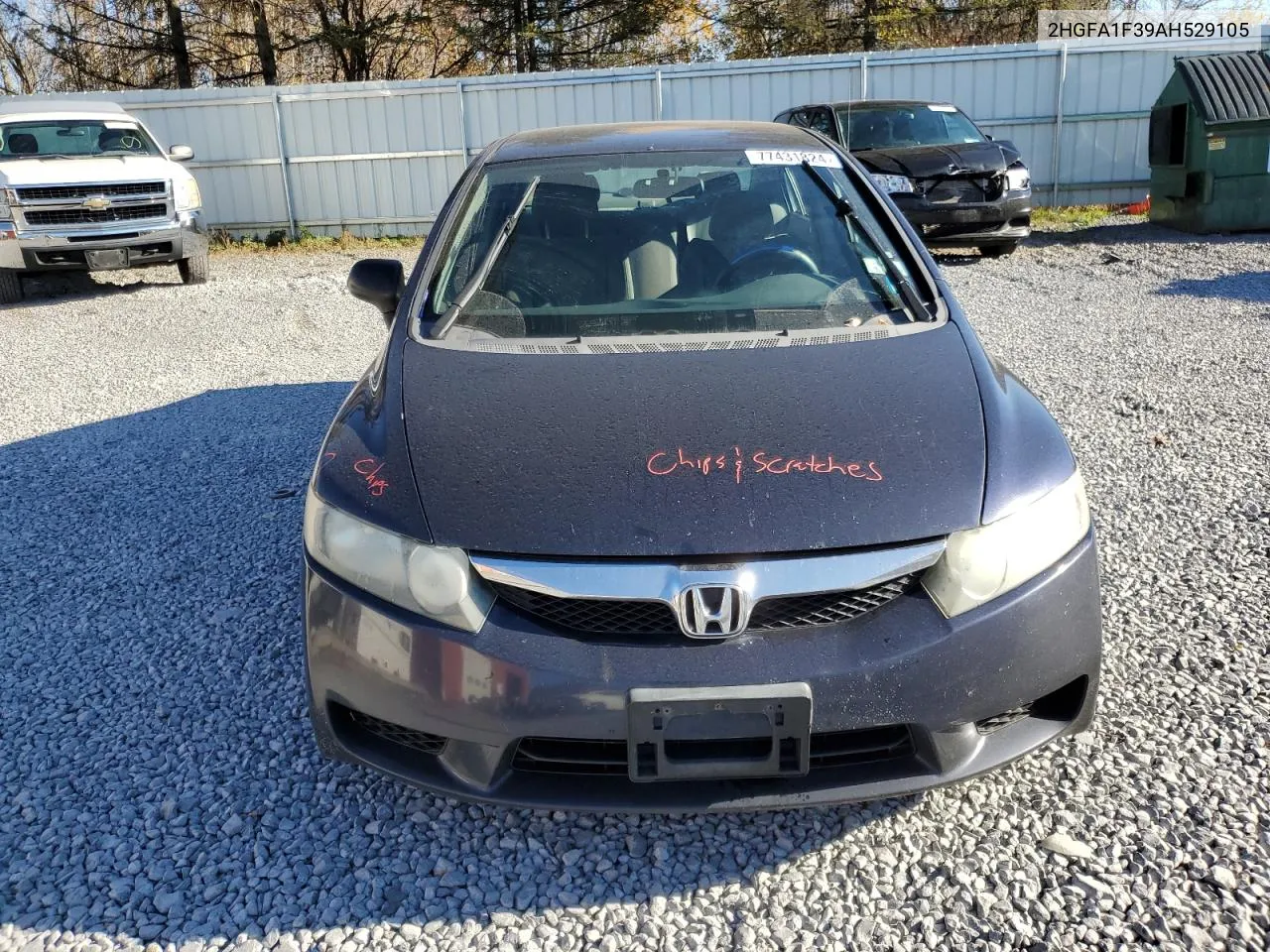 2HGFA1F39AH529105 2010 Honda Civic Vp