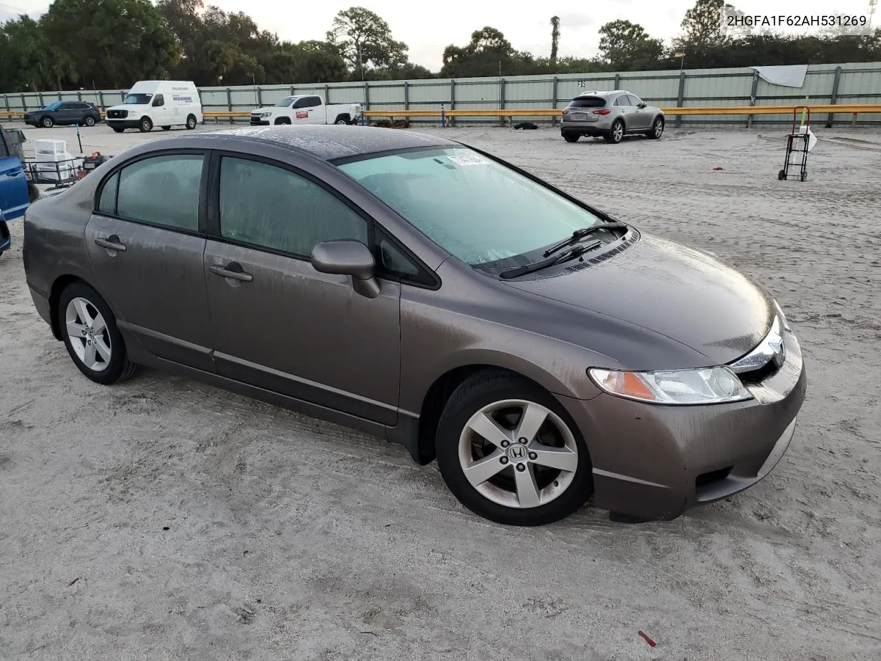 2010 Honda Civic Lx-S VIN: 2HGFA1F62AH531269 Lot: 77477984