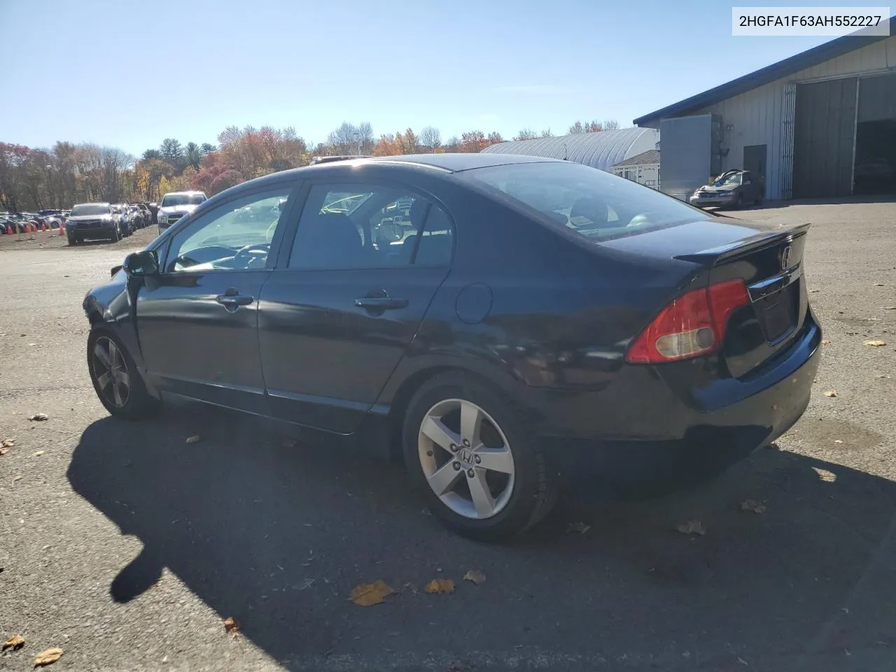 2010 Honda Civic Lx-S VIN: 2HGFA1F63AH552227 Lot: 77660514