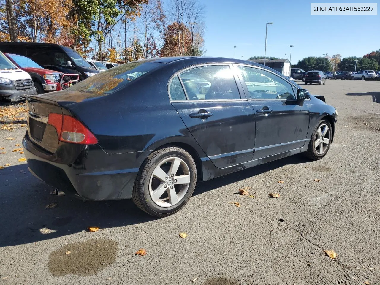 2010 Honda Civic Lx-S VIN: 2HGFA1F63AH552227 Lot: 77660514