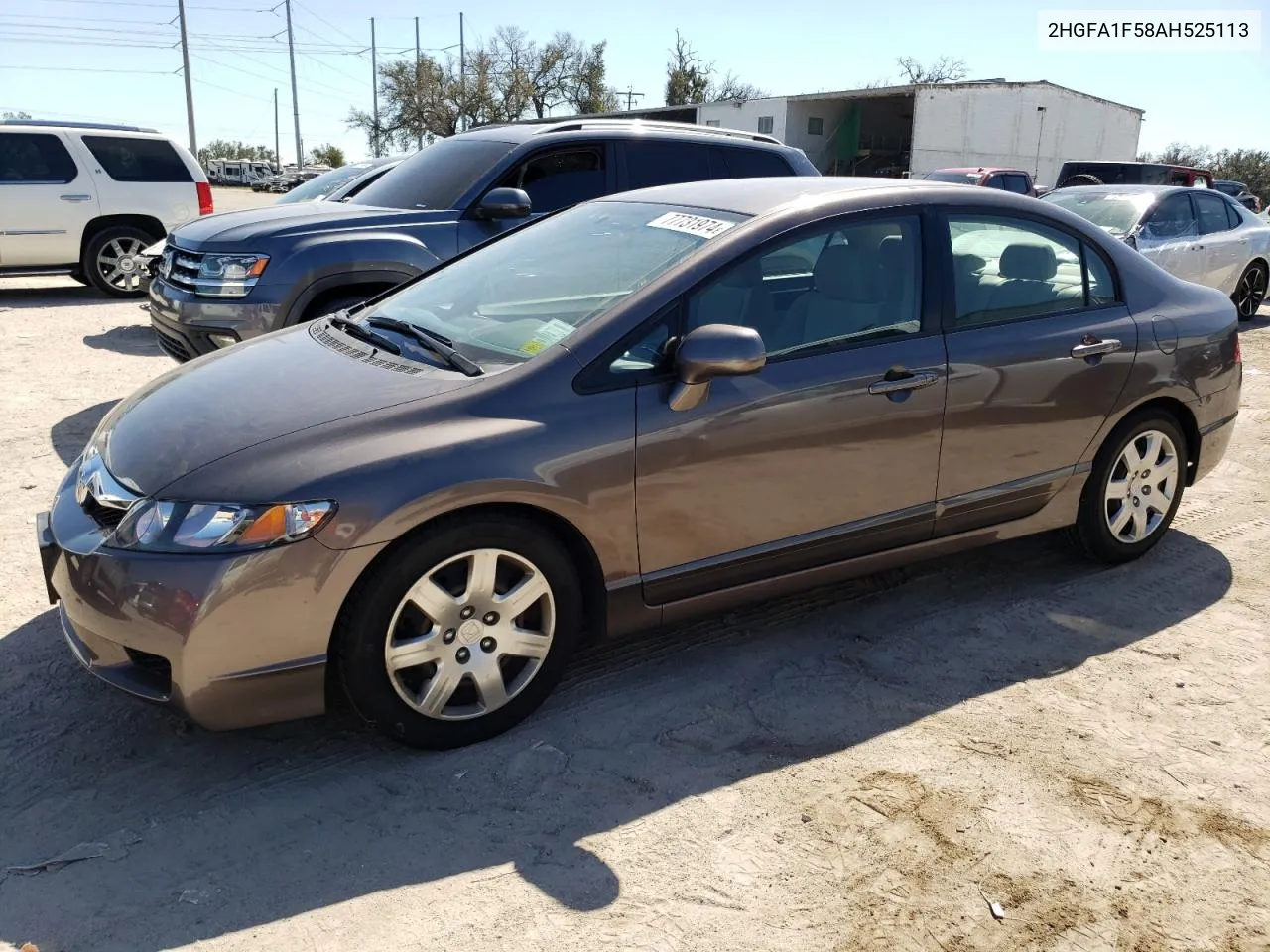 2010 Honda Civic Lx VIN: 2HGFA1F58AH525113 Lot: 77731974