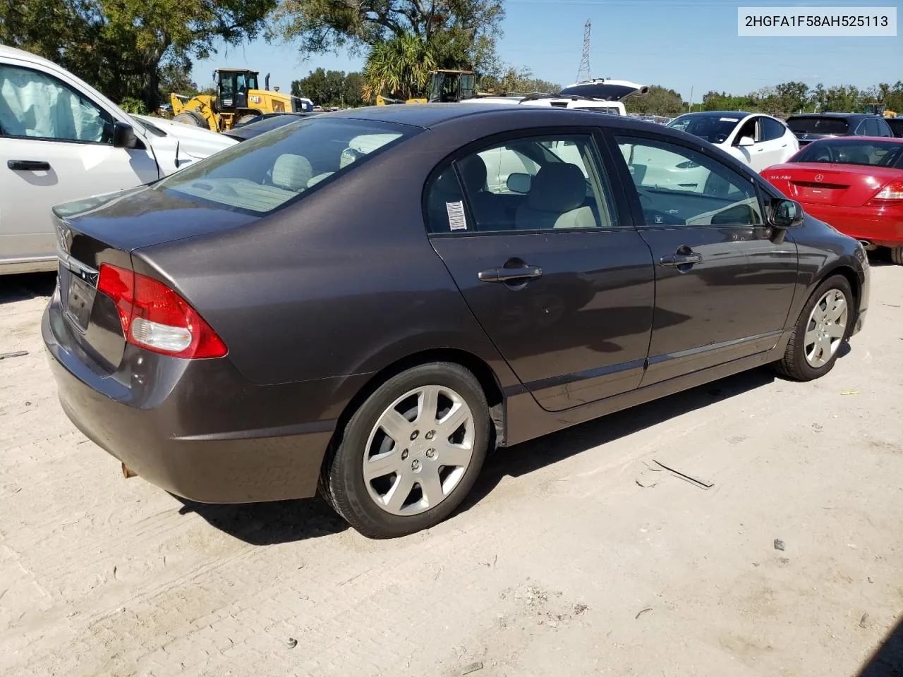 2010 Honda Civic Lx VIN: 2HGFA1F58AH525113 Lot: 77731974