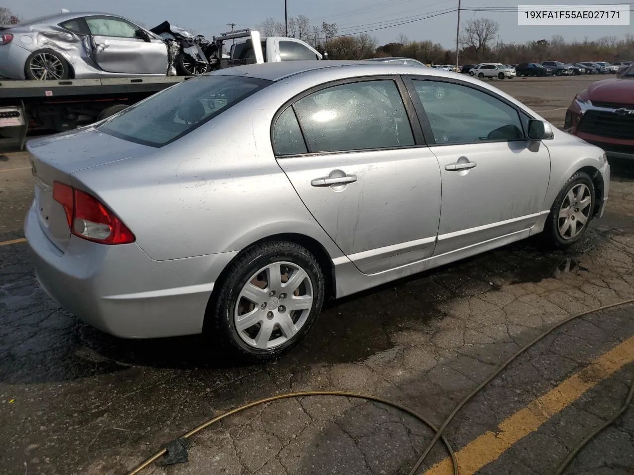 2010 Honda Civic Lx VIN: 19XFA1F55AE027171 Lot: 77806234