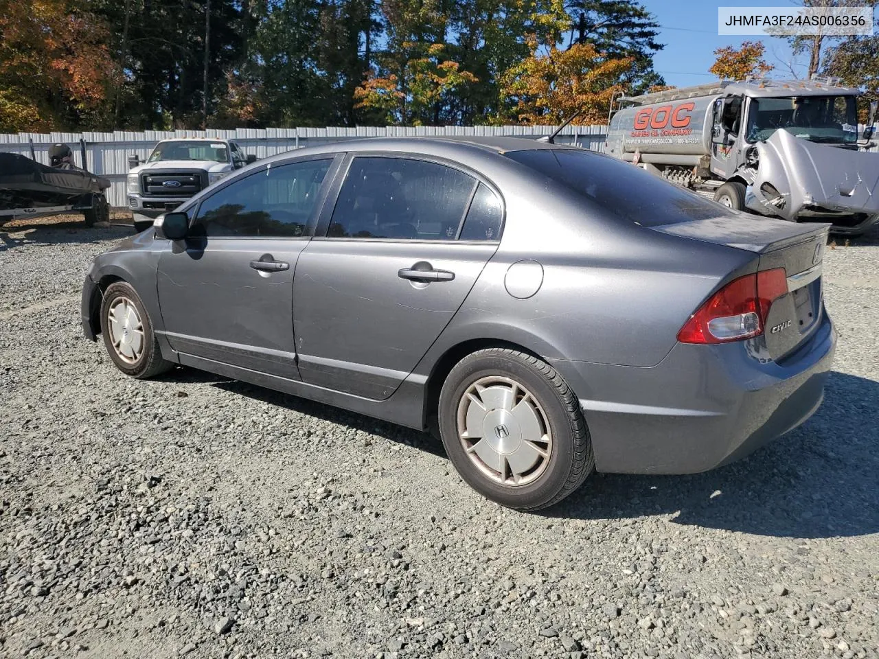 2010 Honda Civic Hybrid VIN: JHMFA3F24AS006356 Lot: 77880754