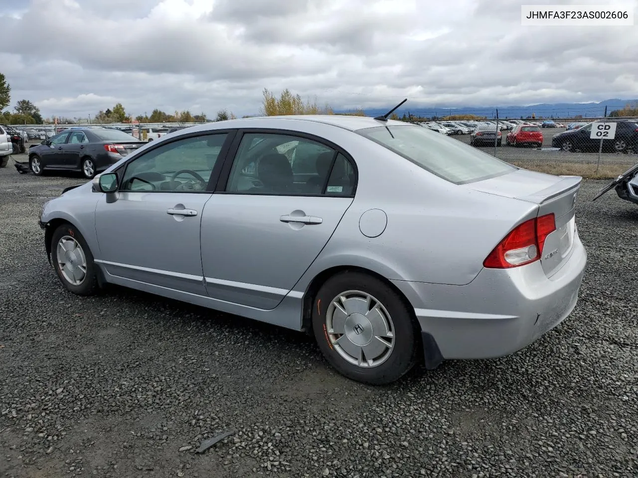 2010 Honda Civic Hybrid VIN: JHMFA3F23AS002606 Lot: 77990524