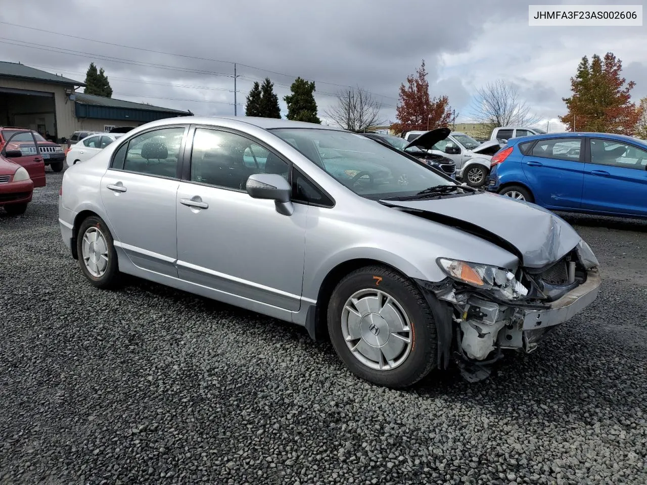 2010 Honda Civic Hybrid VIN: JHMFA3F23AS002606 Lot: 77990524