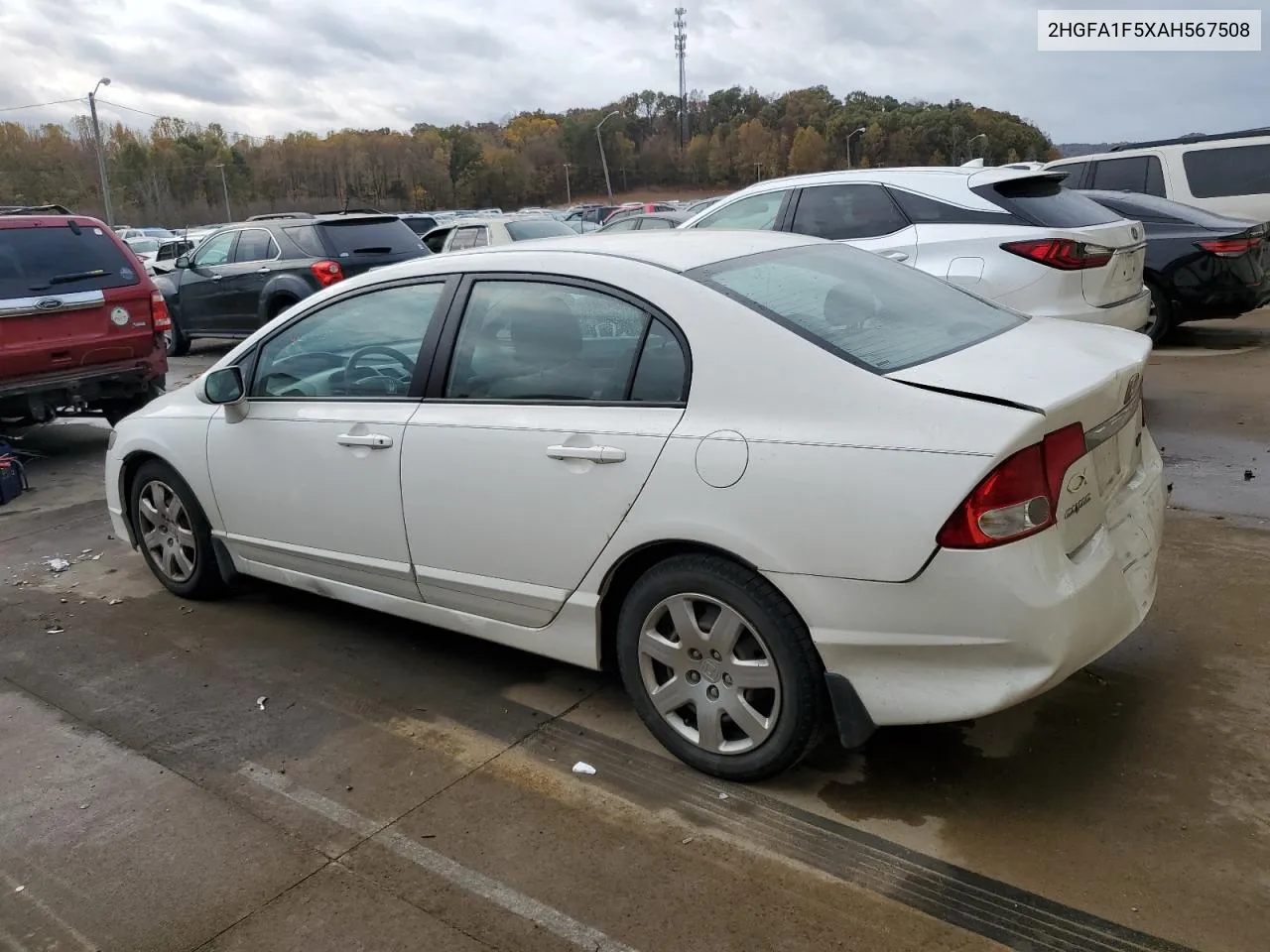 2010 Honda Civic Lx VIN: 2HGFA1F5XAH567508 Lot: 78027214