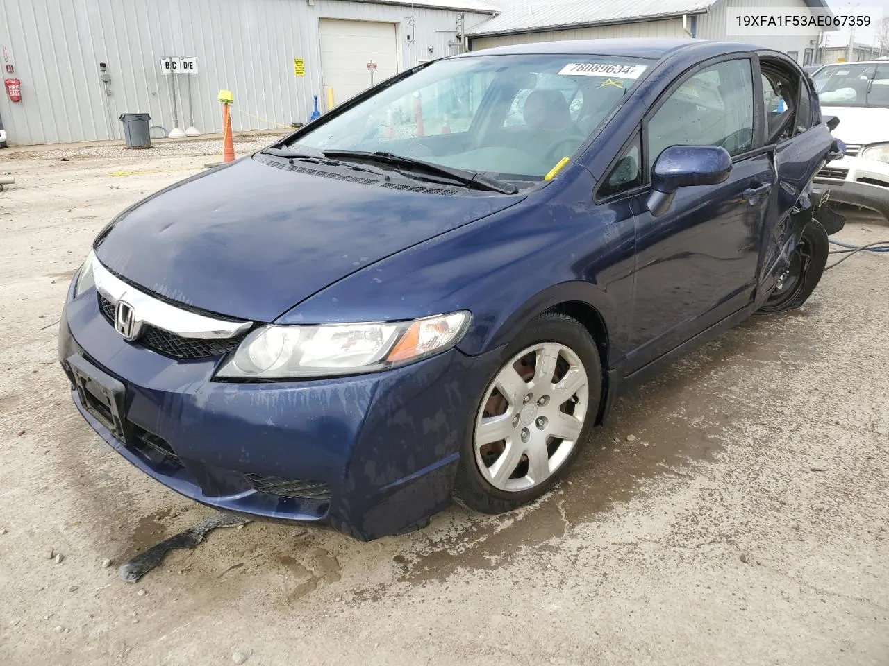 2010 Honda Civic Lx VIN: 19XFA1F53AE067359 Lot: 78089634