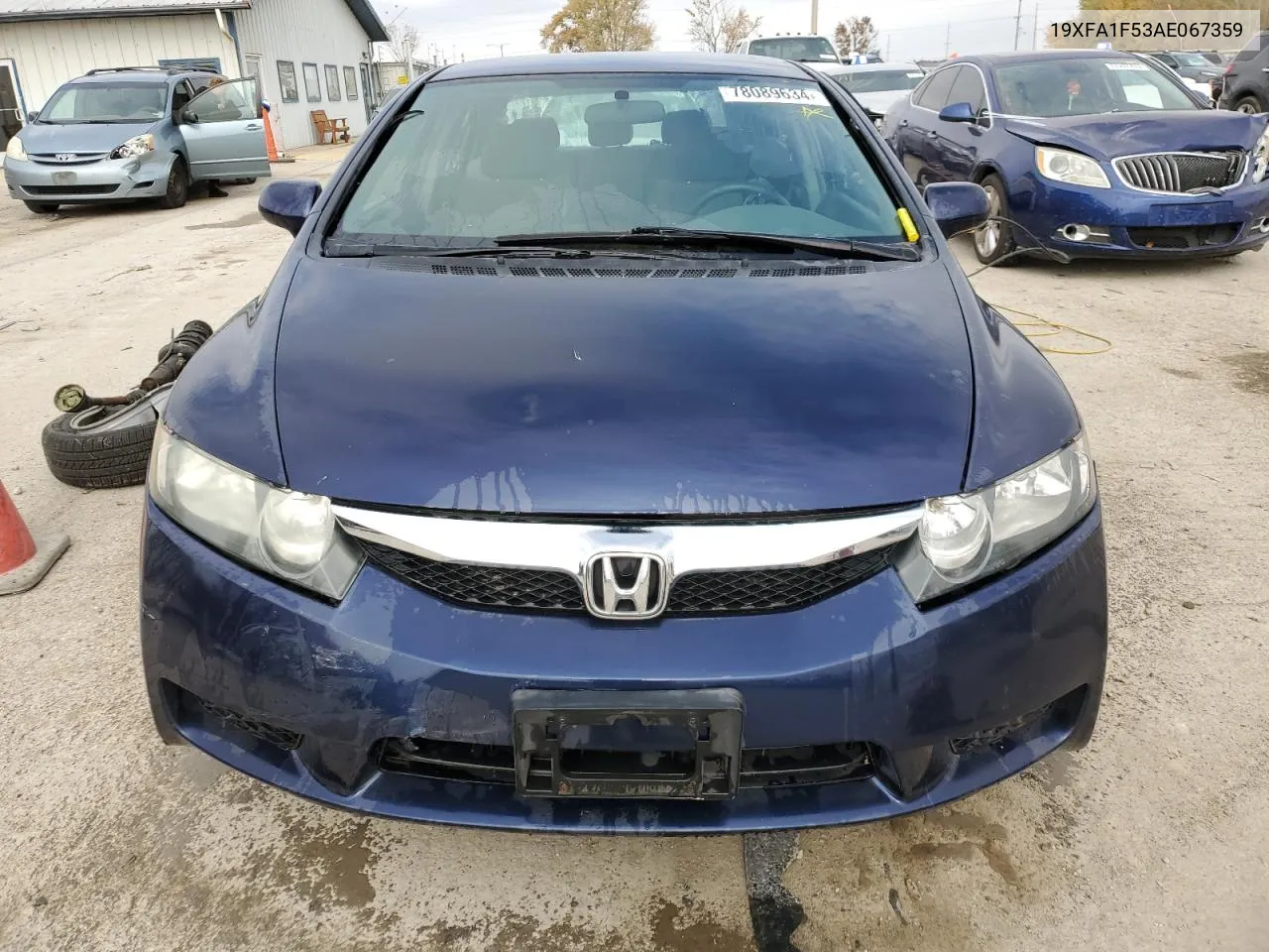 2010 Honda Civic Lx VIN: 19XFA1F53AE067359 Lot: 78089634