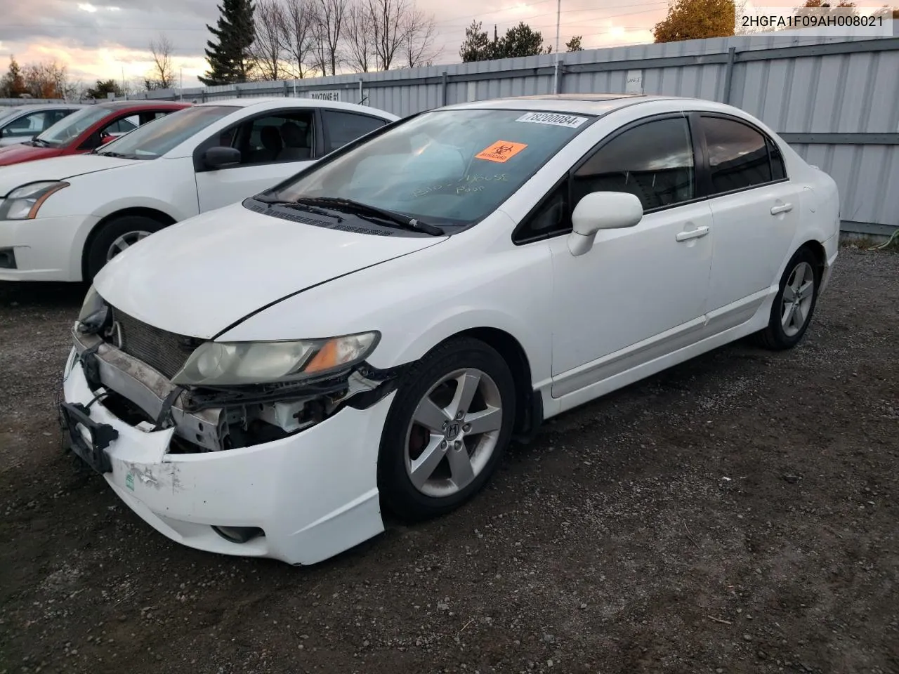 2010 Honda Civic Exl VIN: 2HGFA1F09AH008021 Lot: 78200084