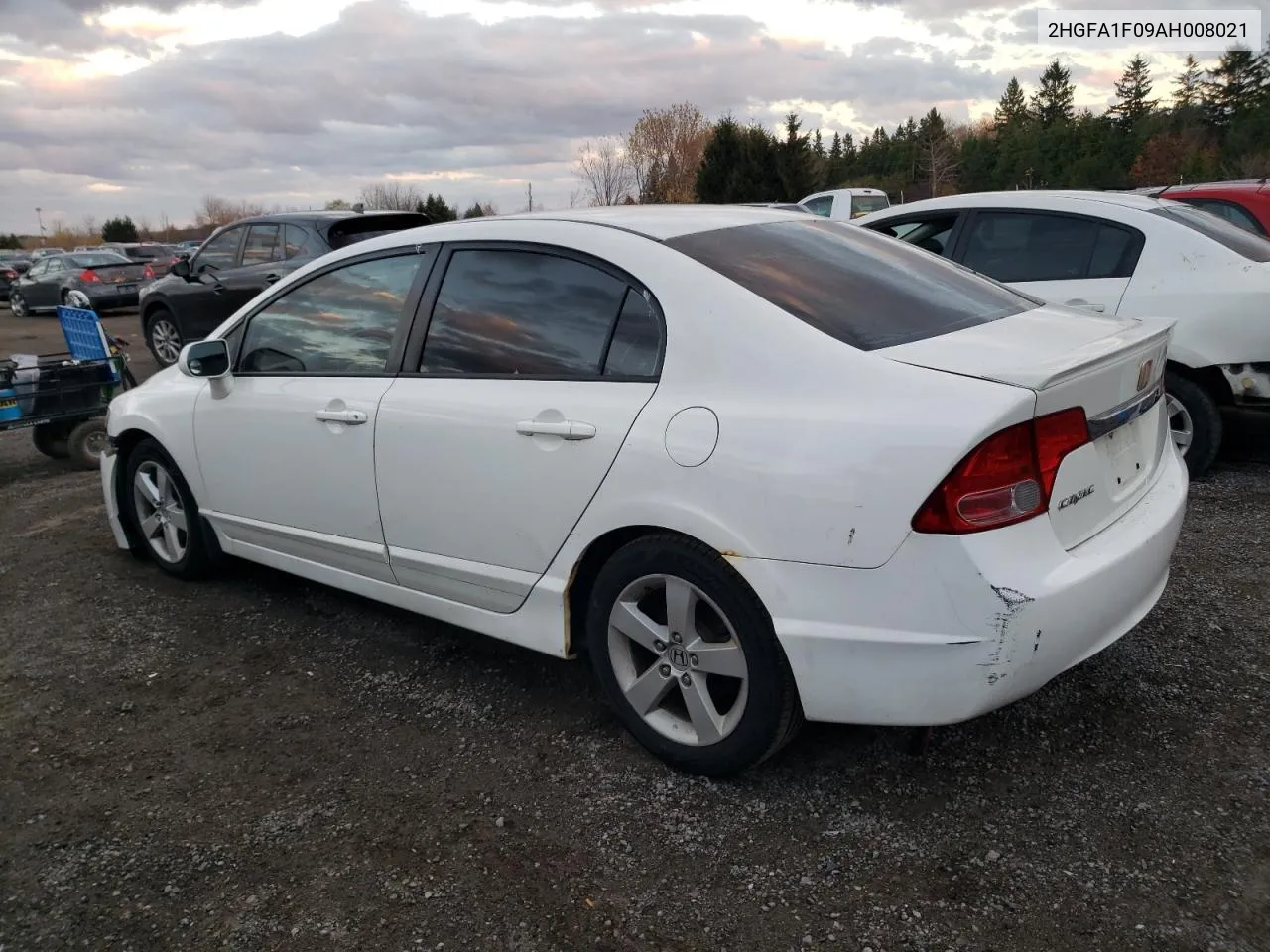 2010 Honda Civic Exl VIN: 2HGFA1F09AH008021 Lot: 78200084