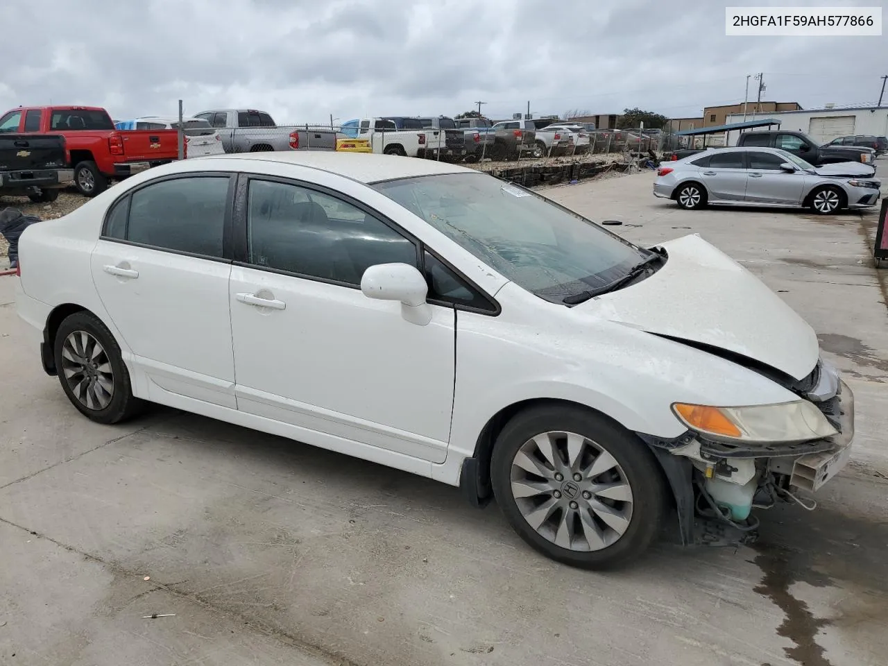 2010 Honda Civic Lx VIN: 2HGFA1F59AH577866 Lot: 78240934