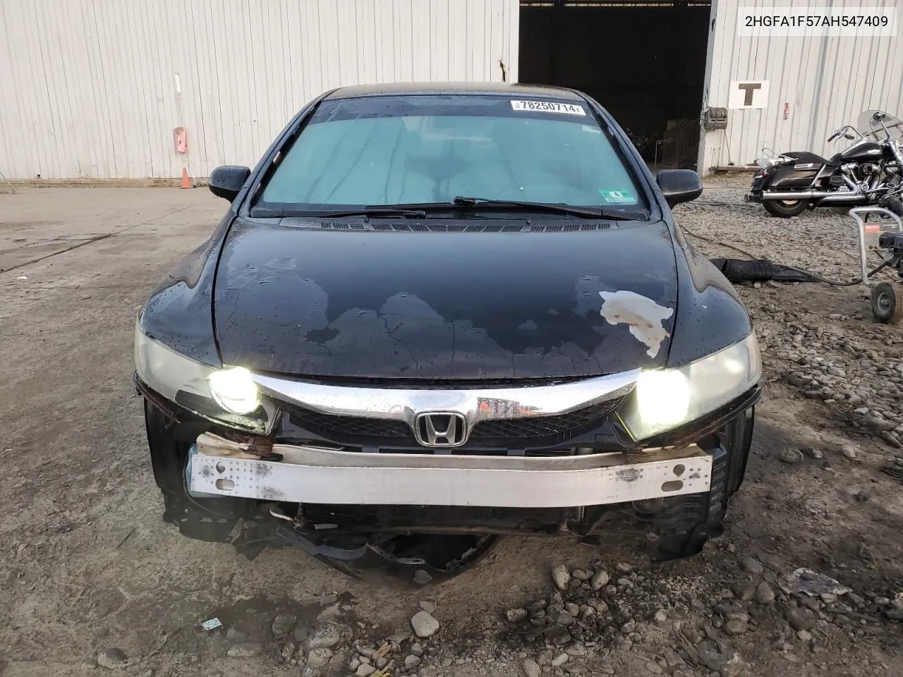 2010 Honda Civic Lx VIN: 2HGFA1F57AH547409 Lot: 78250714