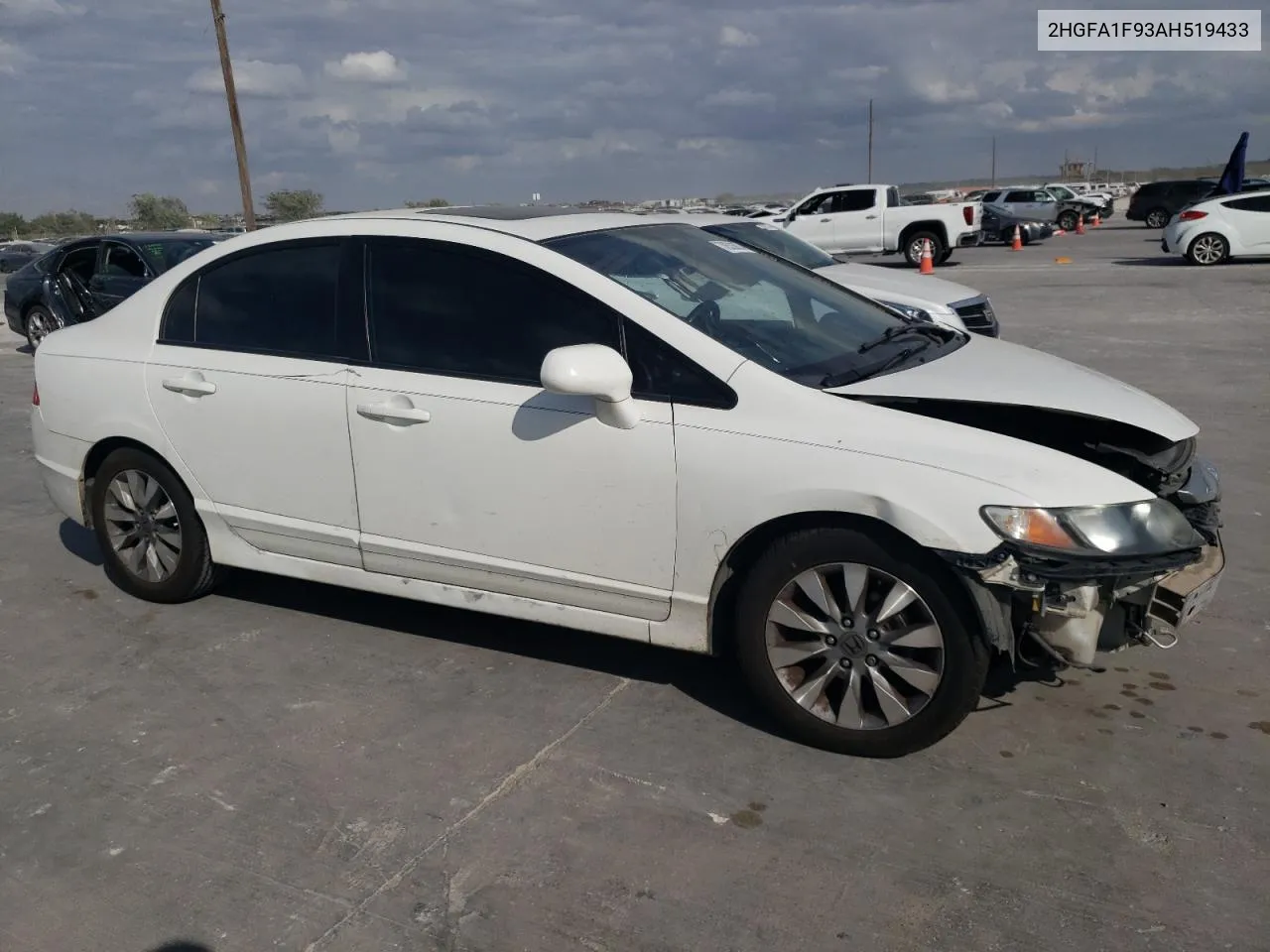 2010 Honda Civic Exl VIN: 2HGFA1F93AH519433 Lot: 78533074