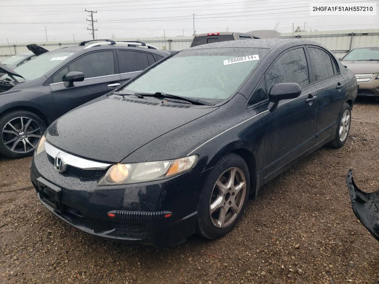 2010 Honda Civic Lx VIN: 2HGFA1F51AH557210 Lot: 78606714