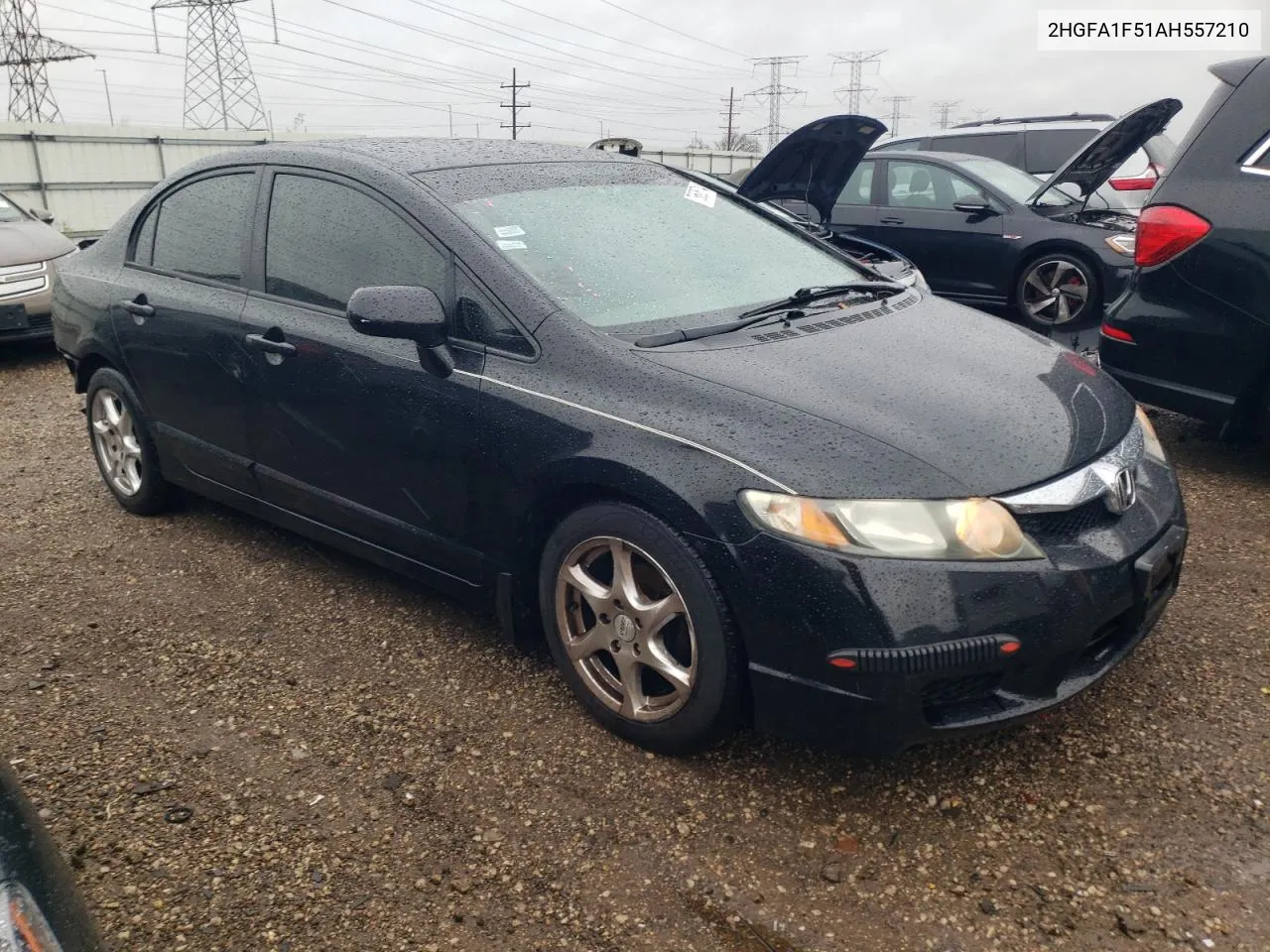 2010 Honda Civic Lx VIN: 2HGFA1F51AH557210 Lot: 78606714