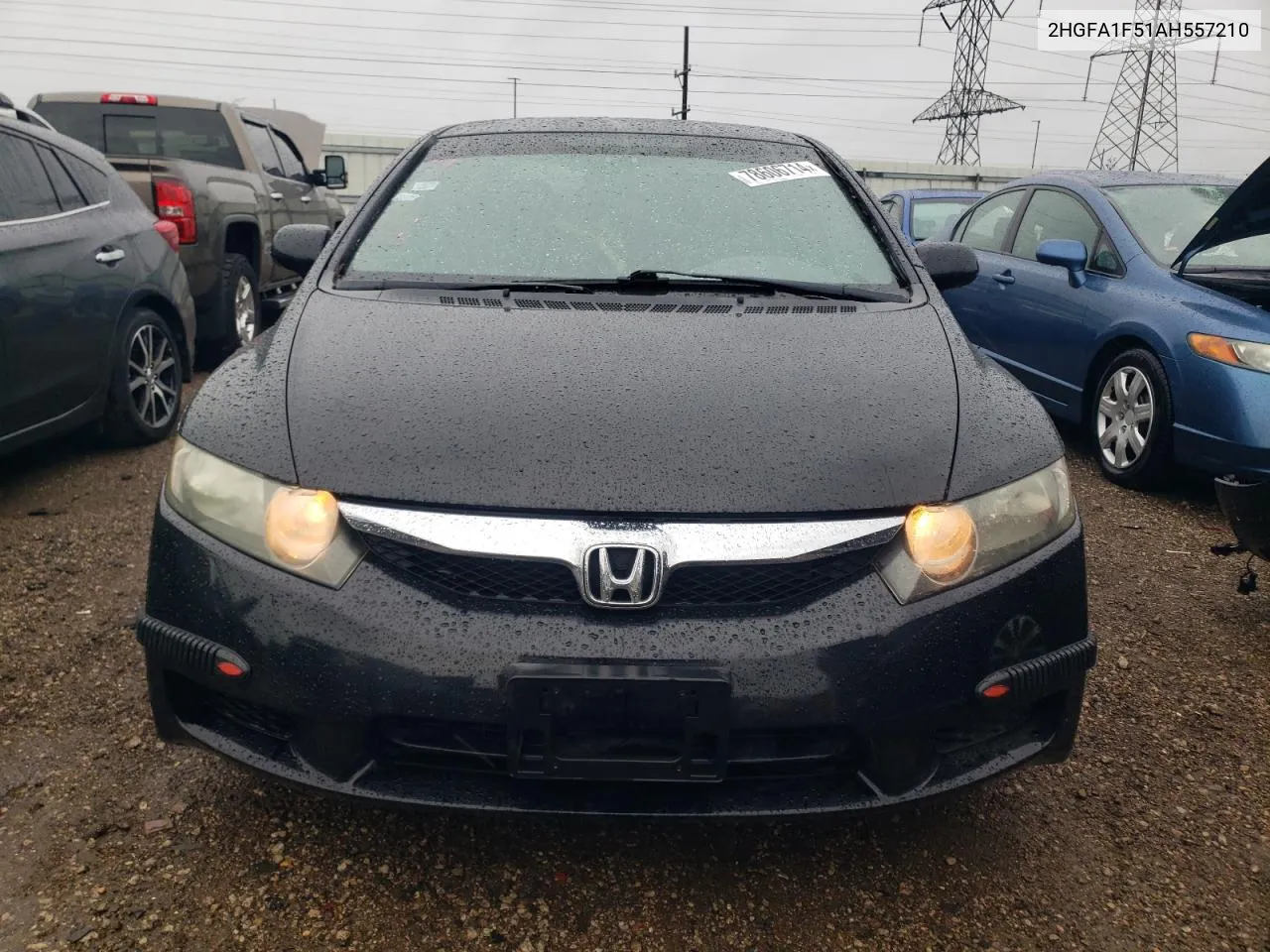 2010 Honda Civic Lx VIN: 2HGFA1F51AH557210 Lot: 78606714