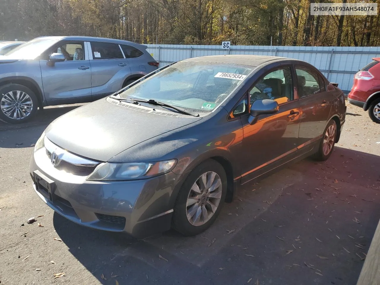 2010 Honda Civic Exl VIN: 2HGFA1F93AH548074 Lot: 78652934