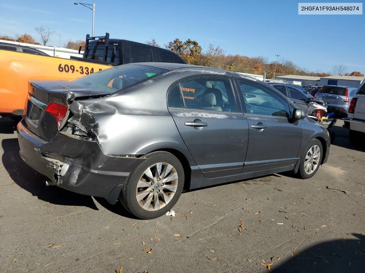 2010 Honda Civic Exl VIN: 2HGFA1F93AH548074 Lot: 78652934