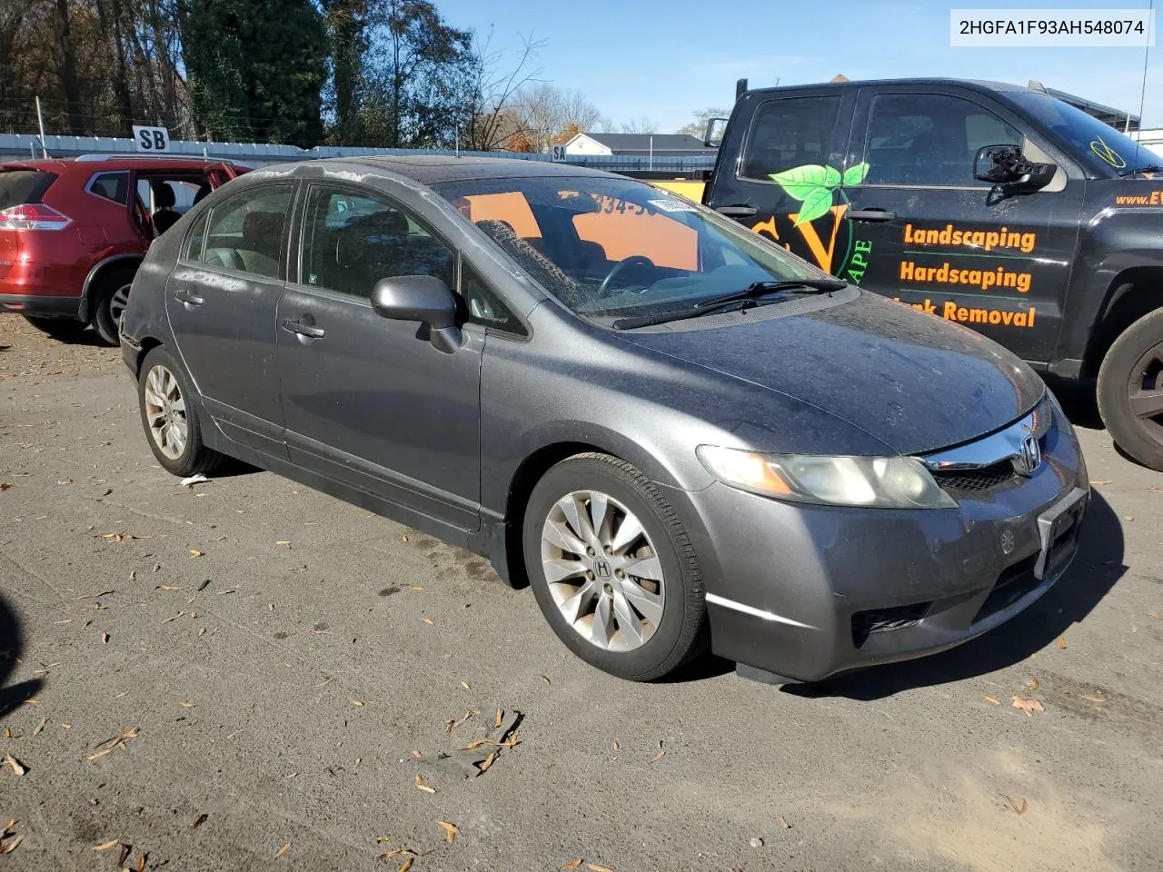 2010 Honda Civic Exl VIN: 2HGFA1F93AH548074 Lot: 78652934