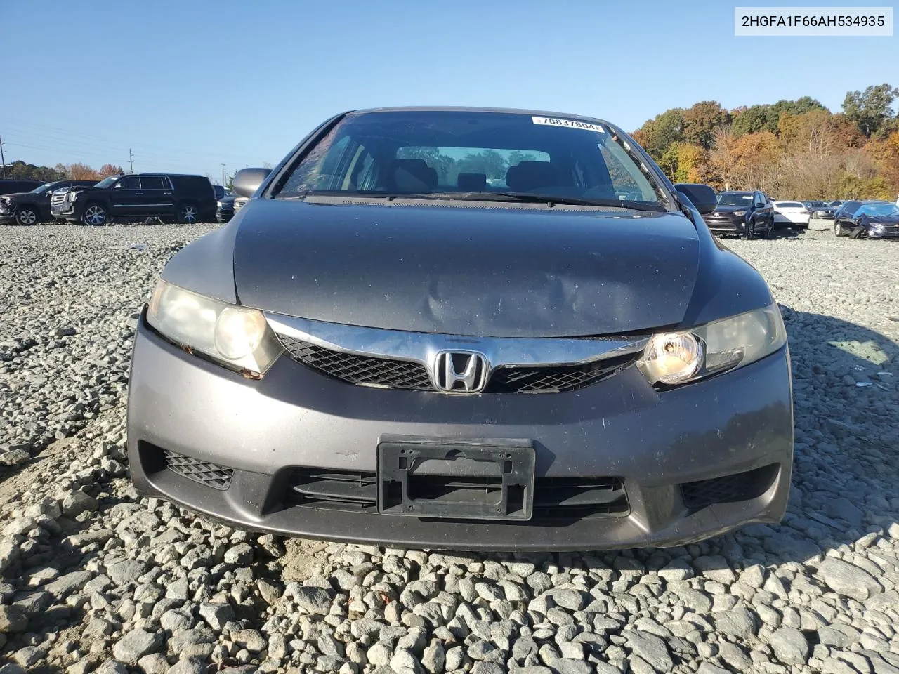 2010 Honda Civic Lx-S VIN: 2HGFA1F66AH534935 Lot: 78837804