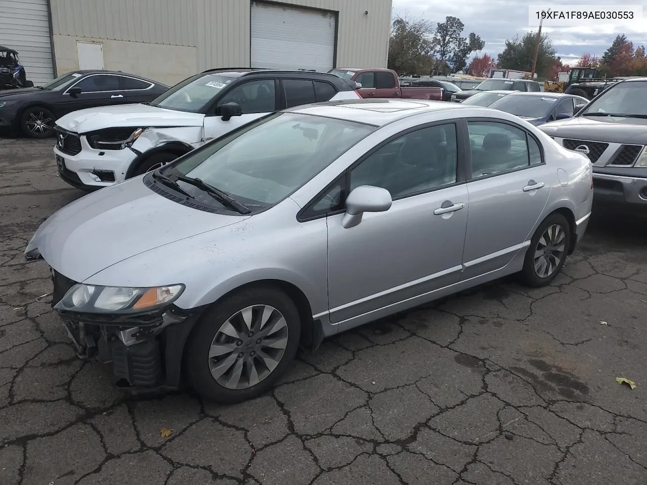 2010 Honda Civic Ex VIN: 19XFA1F89AE030553 Lot: 78872924