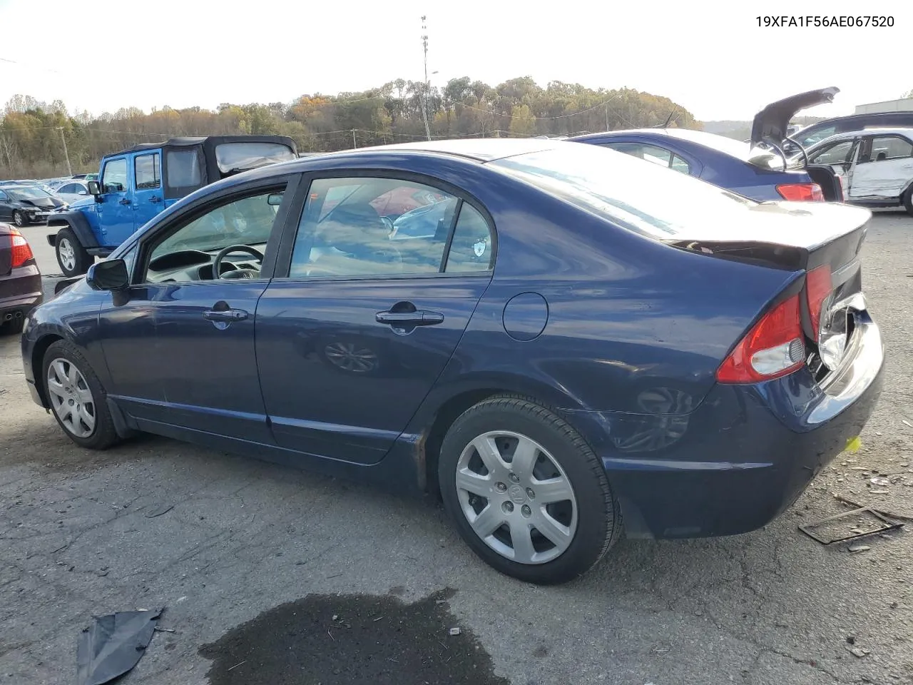 2010 Honda Civic Lx VIN: 19XFA1F56AE067520 Lot: 78885844