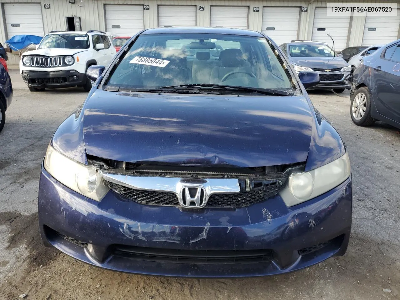 2010 Honda Civic Lx VIN: 19XFA1F56AE067520 Lot: 78885844