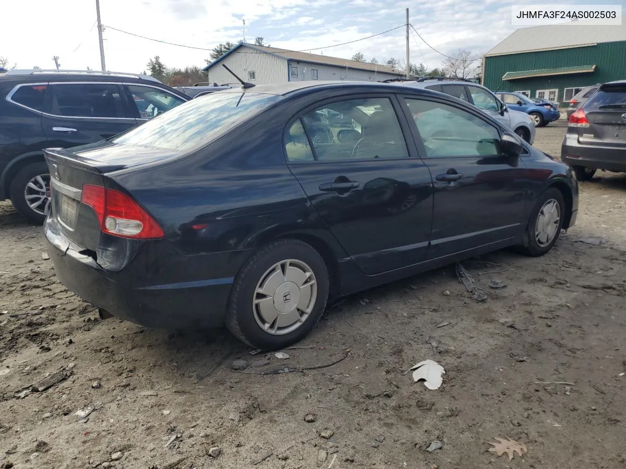 2010 Honda Civic Hybrid VIN: JHMFA3F24AS002503 Lot: 79117184