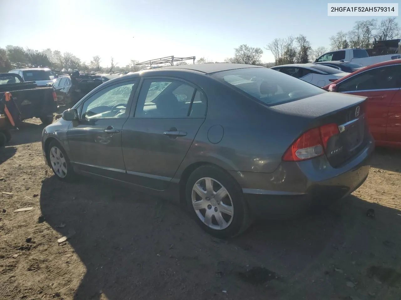 2010 Honda Civic Lx VIN: 2HGFA1F52AH579314 Lot: 79384524