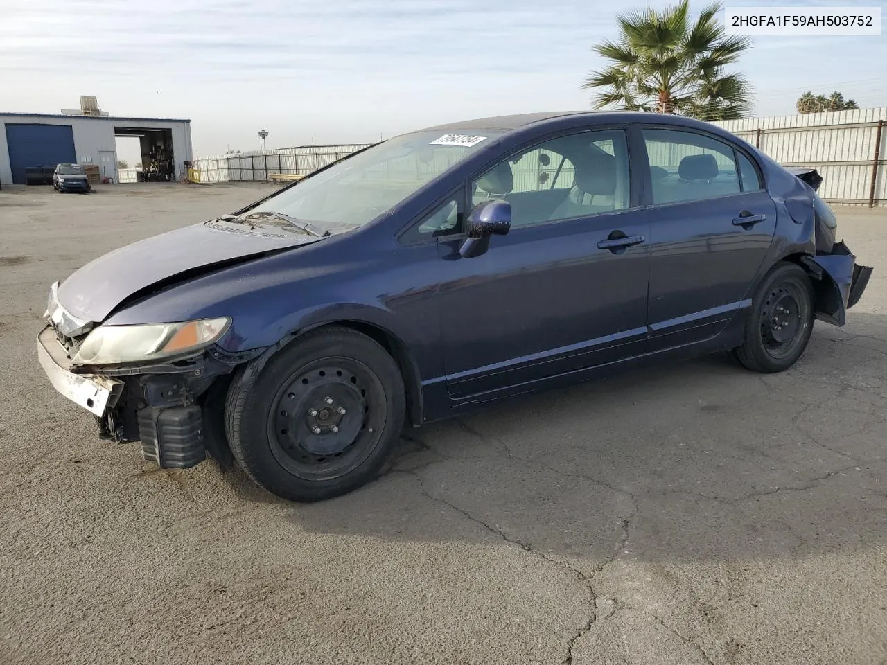 2010 Honda Civic Lx VIN: 2HGFA1F59AH503752 Lot: 79547754